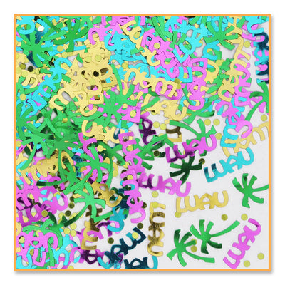 Luau Party Confetti (0.5 Oz/Pkg) - Bulk/6 Packages