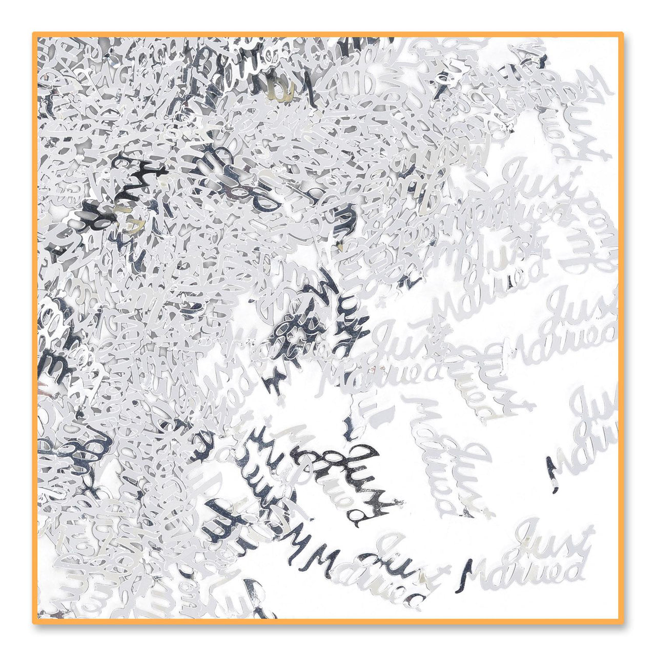 Just Married Confetti (0.5 Oz/Pkg) - Bulk/6 Packages