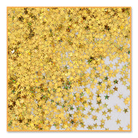 Gold Holographic Party Stars Confetti (0.5 Oz/Pkg) - Bulk/6 Packages