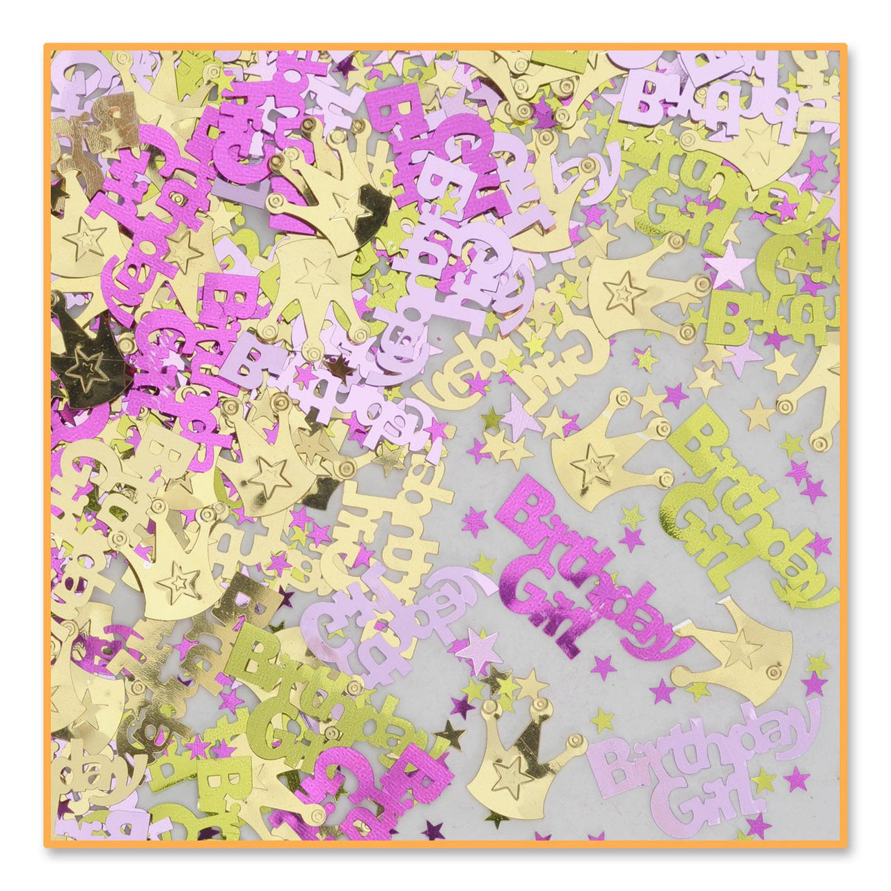 Royal Birthday Party Girl Confetti (0.5 Oz/Pkg) - Bulk/6 Packages