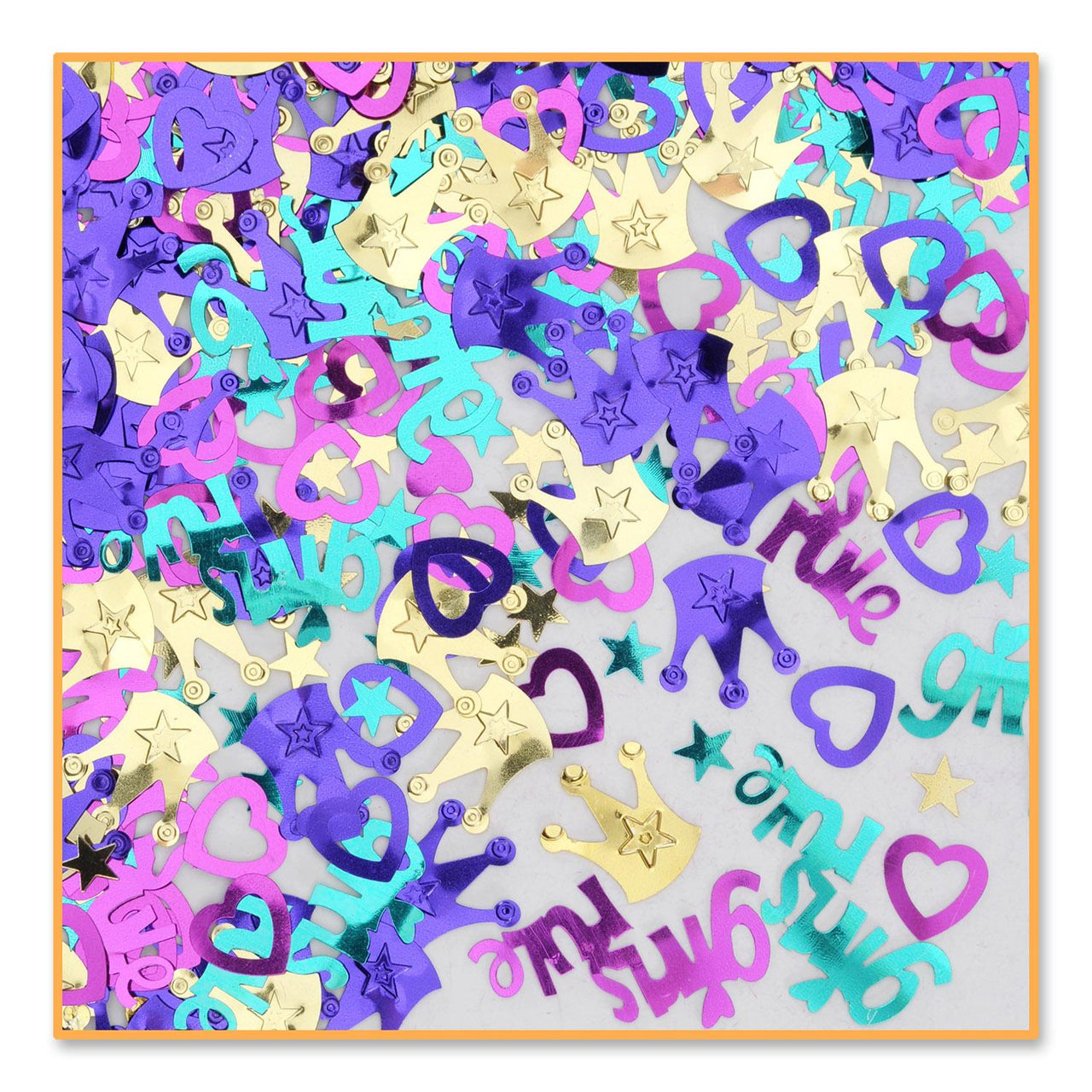 Girls Rule Confetti (0.5 Oz/Pkg) - Bulk/6 Packages