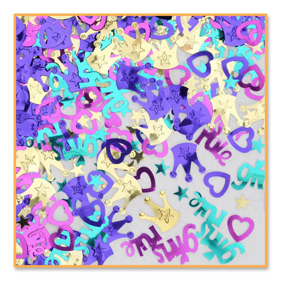 Girls Rule Confetti (0.5 Oz/Pkg) - Bulk/6 Packages