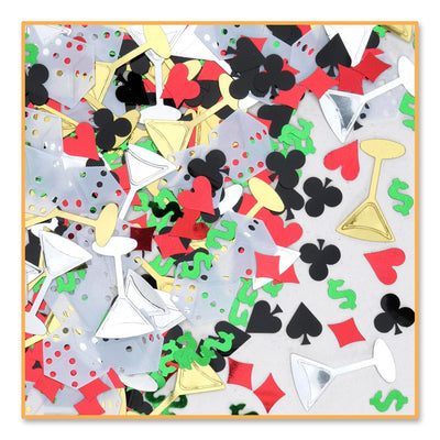 Casino Night Party Confetti (0.5 Oz/Pkg) - Bulk/6 Packages