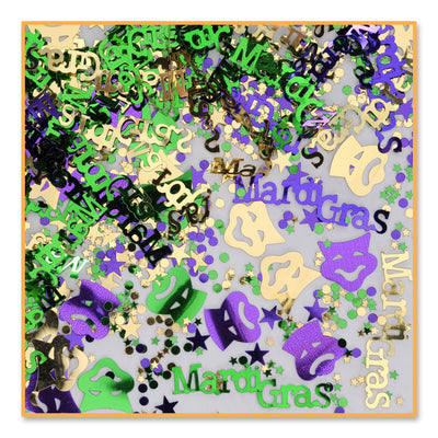 Mardi Gras Confetti (0.5 Oz/Pkg) - Bulk/6 Packages
