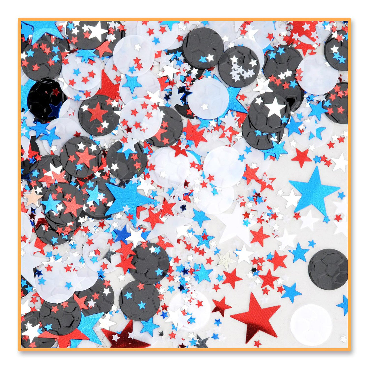 Soccer Star Party Confetti (0.5 Oz/Pkg) - Bulk/6 Packages