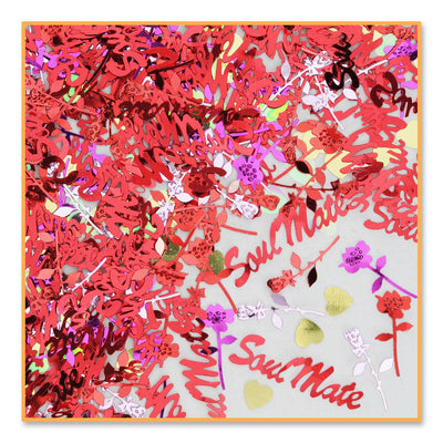 Valentine's Day Soul Mate Confetti (0.5 Oz/Pkg) - Bulk/6 Packages