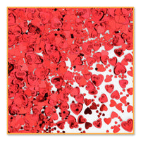 Red Party Hearts Confetti (0.5 Oz/Pkg) - Bulk/6 Packages