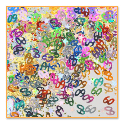 60/Stars Confetti (0.5 Oz/Pkg) - Bulk/6 Packages