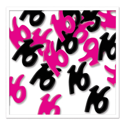 16th Birthday Confetti (0.5 Oz/Pkg) - Bulk/6 Packages