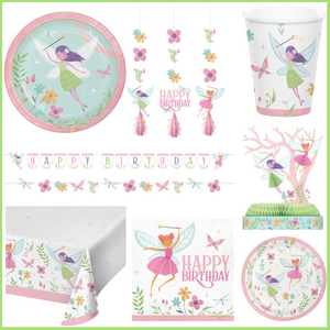 Fairy Forest Birthday Kit for 8 (47 Total Items)