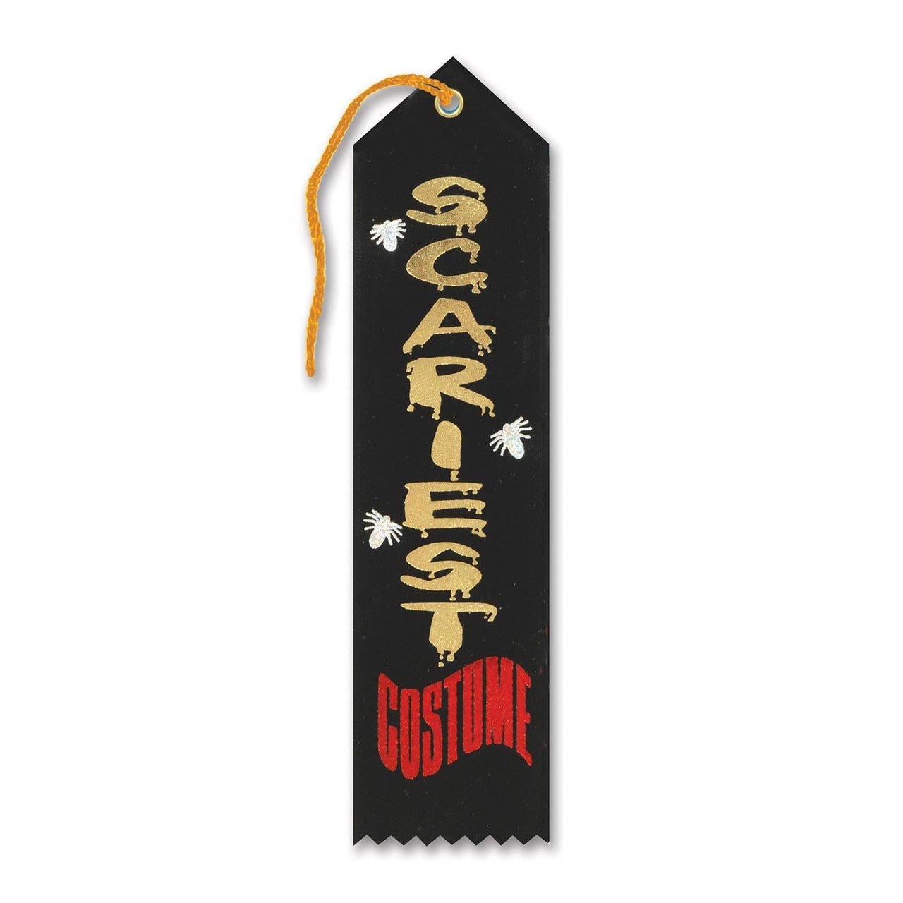 Halloween Scariest Costume Award Ribbon - Bulk 6 Pack