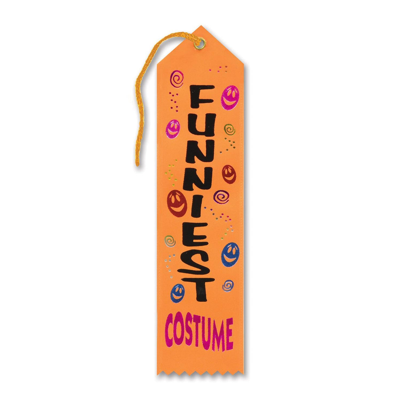 Halloween Funniest Costume Award Ribbon - Bulk 6 Pack