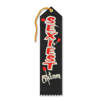Halloween Sexiest Costume Award Ribbon - Bulk 6 Pack