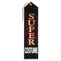 Halloween Super Costume Award Ribbon - Bulk 6 Pack