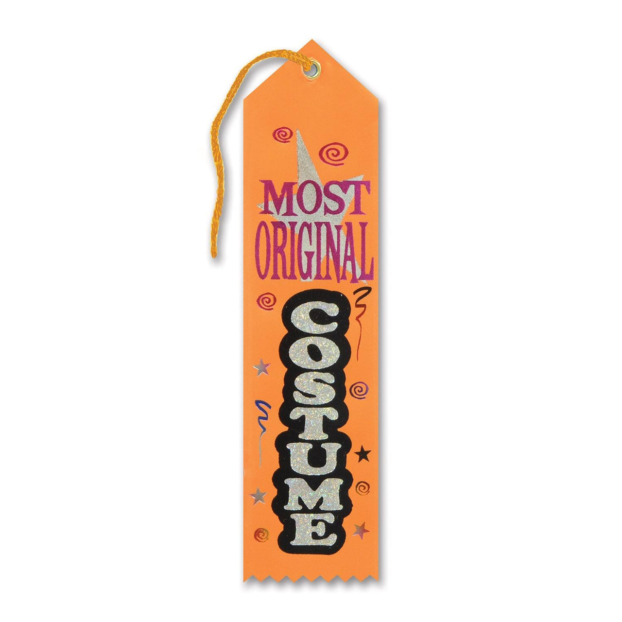 Halloween Most Original Costume Award Ribbon - Bulk 6 Pack