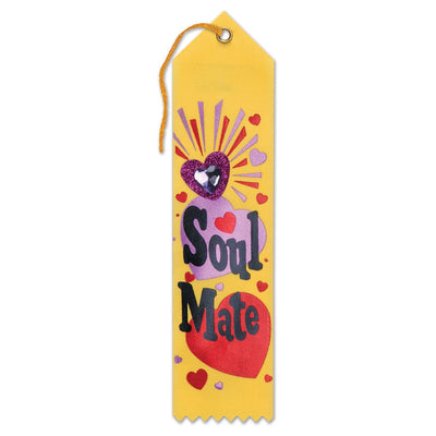 Valentine's Day Soul Mate Jeweled Ribbon - Bulk 6 Pack