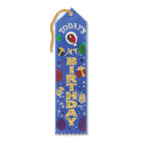 Today's My Birthday Jeweled Ribbon - Bulk 6 Pack