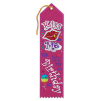 Kiss Me - It's My Birthday Jeweled Ribbon - Bulk 6 Pack