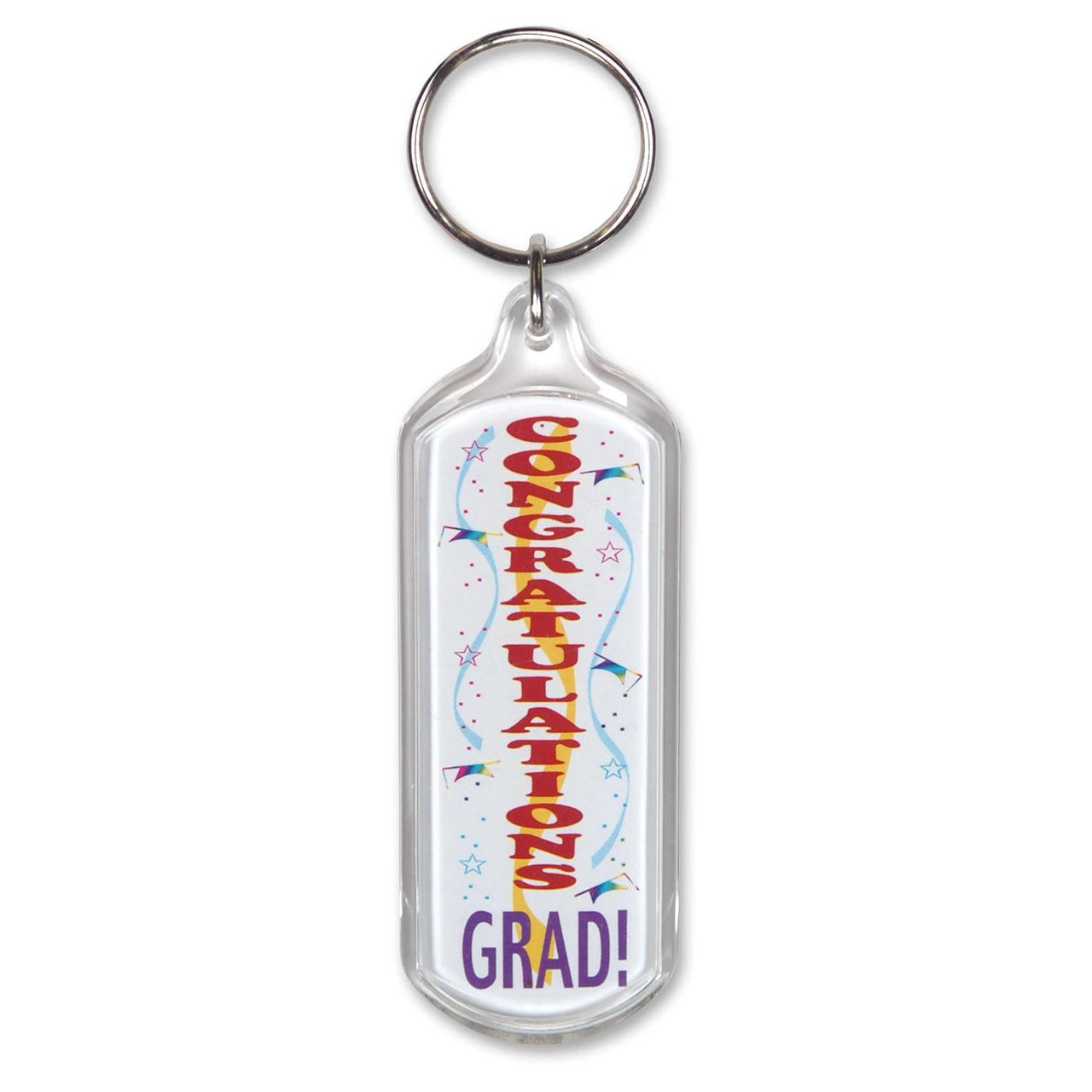 Congratulations Grad! Graduation Party Keychain - Bulk/6 Keychains