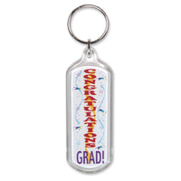 Congratulations Grad! Graduation Party Keychain - Bulk/6 Keychains