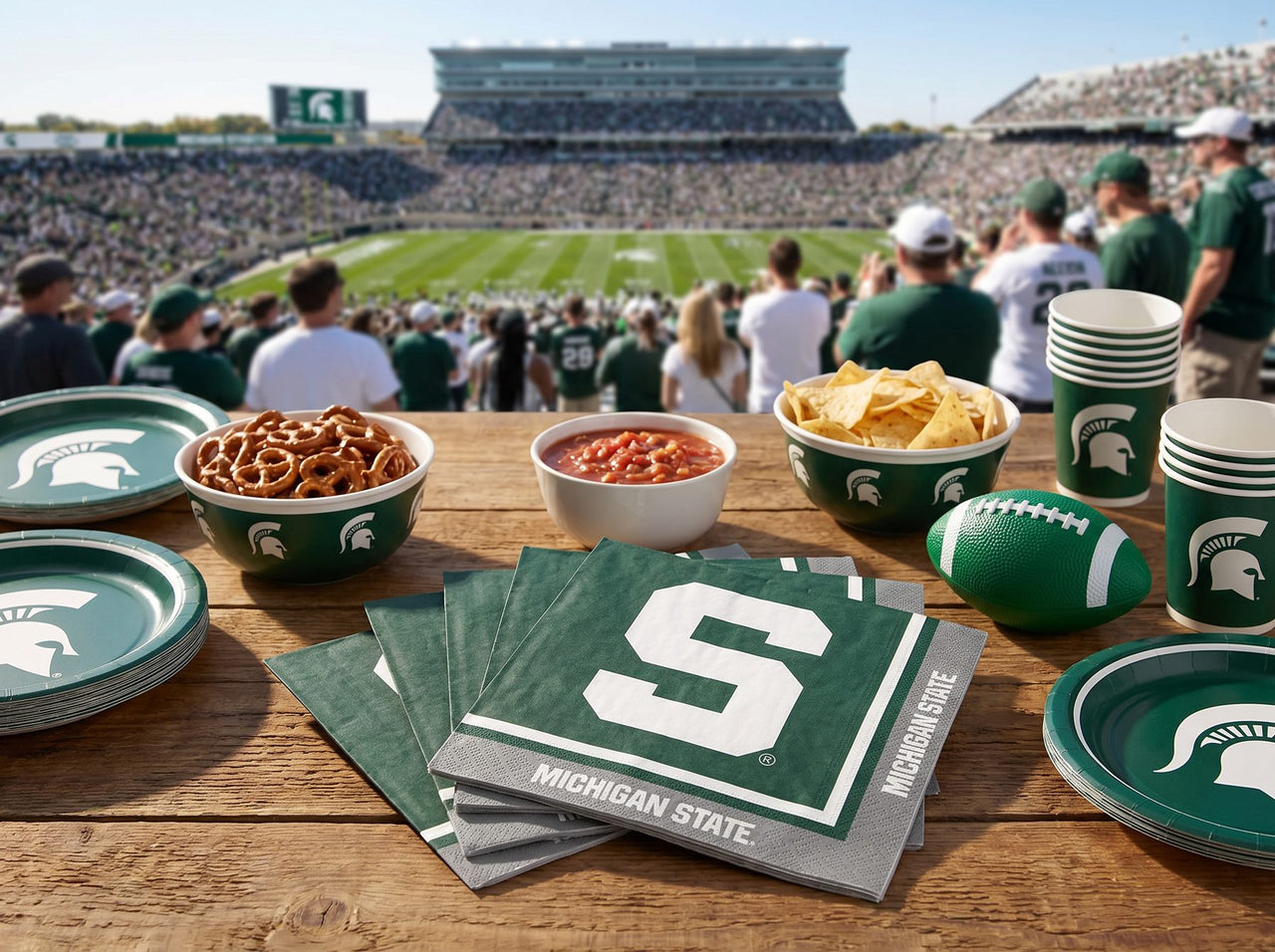 Michigan State Spartans Napkins (20/Pkg)