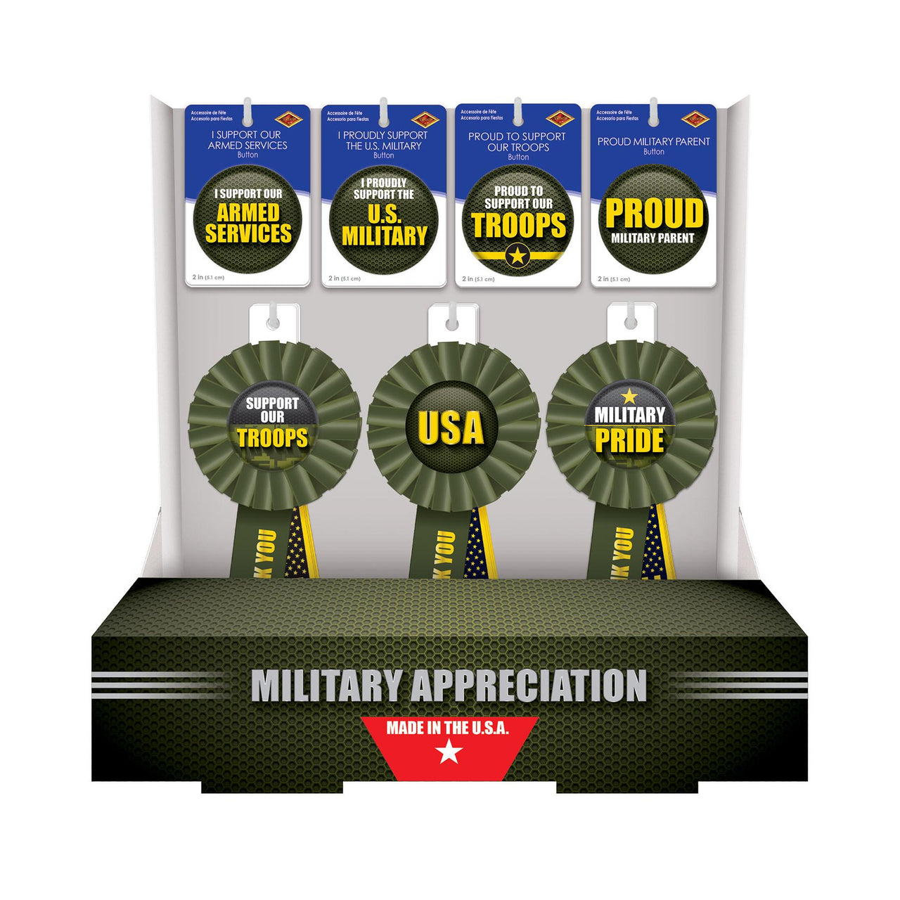 Military Appreciation Counter Display - Each
