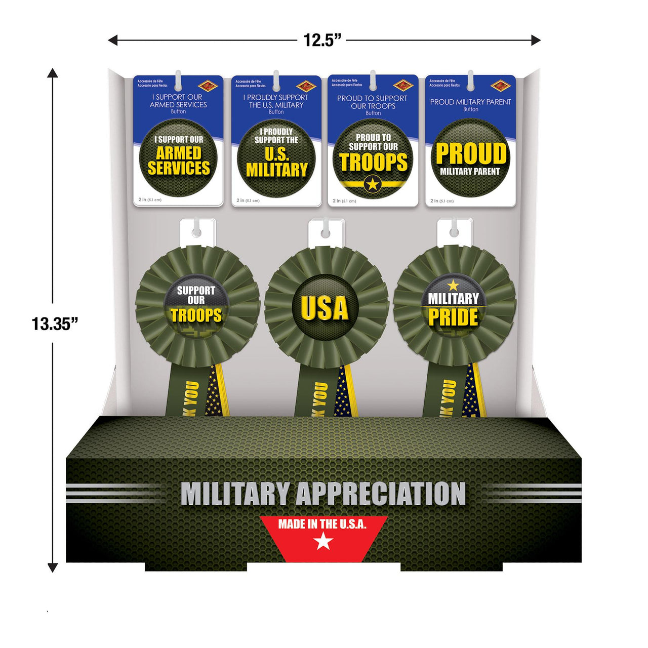 Military Appreciation Counter Display - Each