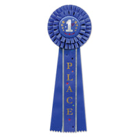 1st Place Deluxe Rosette - Bulk 3 Pack