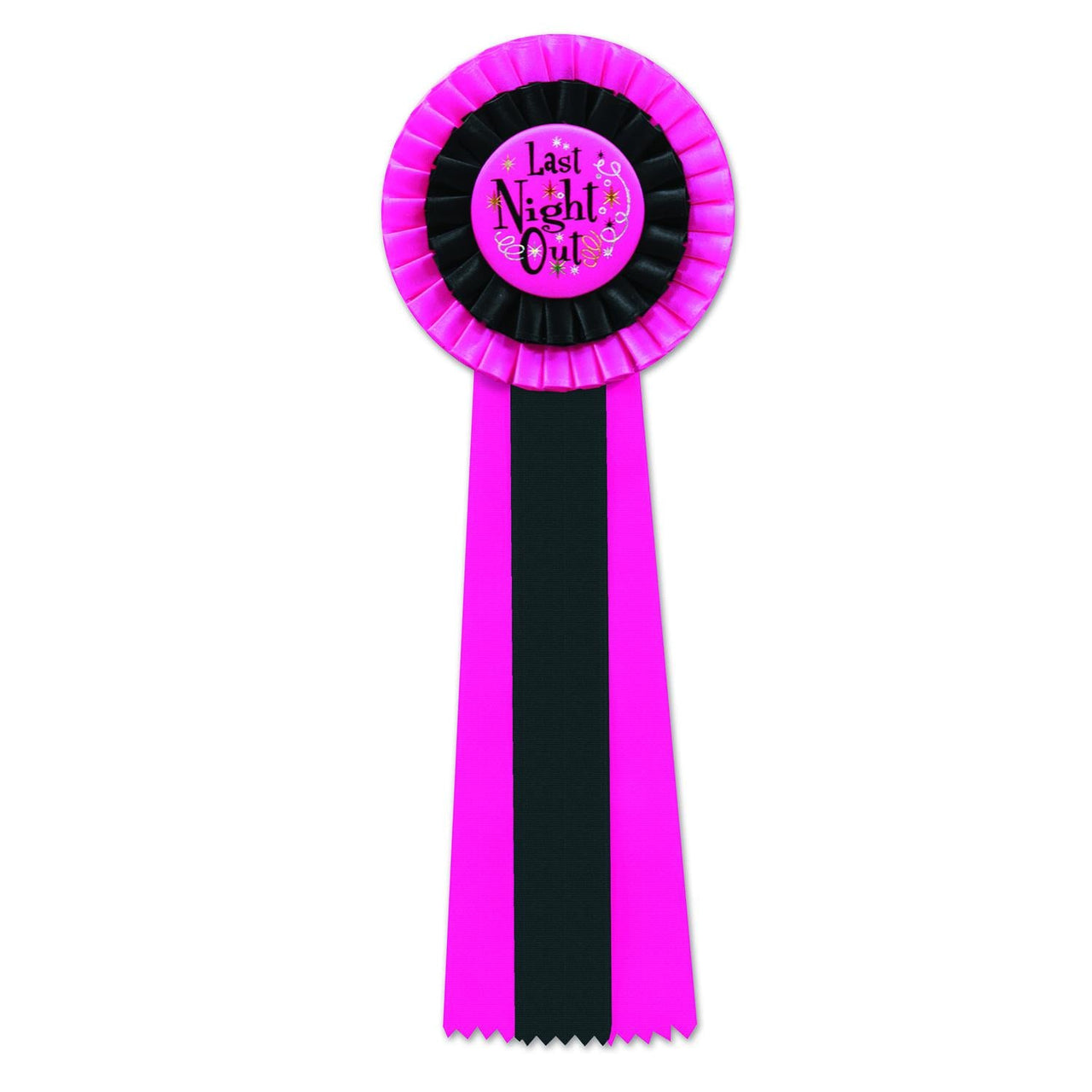 Bachelorette Party Last Night Out Deluxe Rosette - Bulk 3 Pack