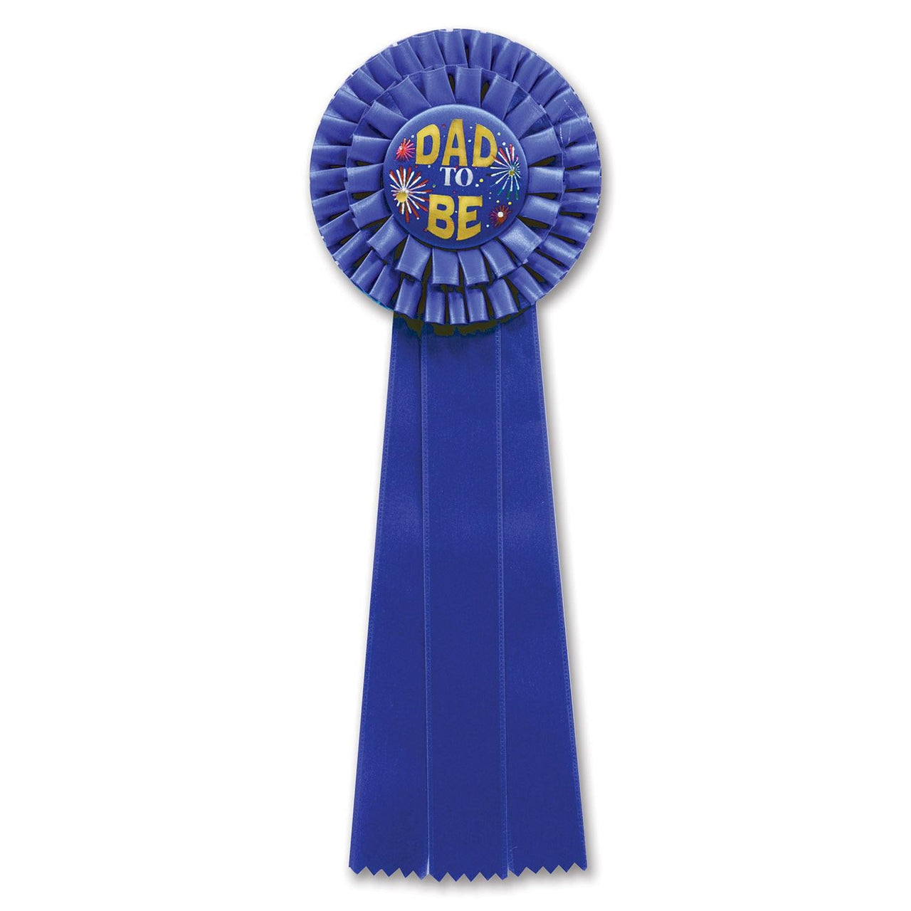 Dad To Be Deluxe Rosette - Bulk 3 Pack