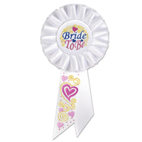 Bride To Be Rosette - Bulk 6 Pack