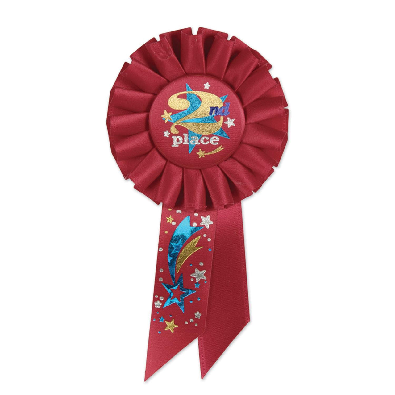 2nd Place Rosette - Bulk 6 Pack