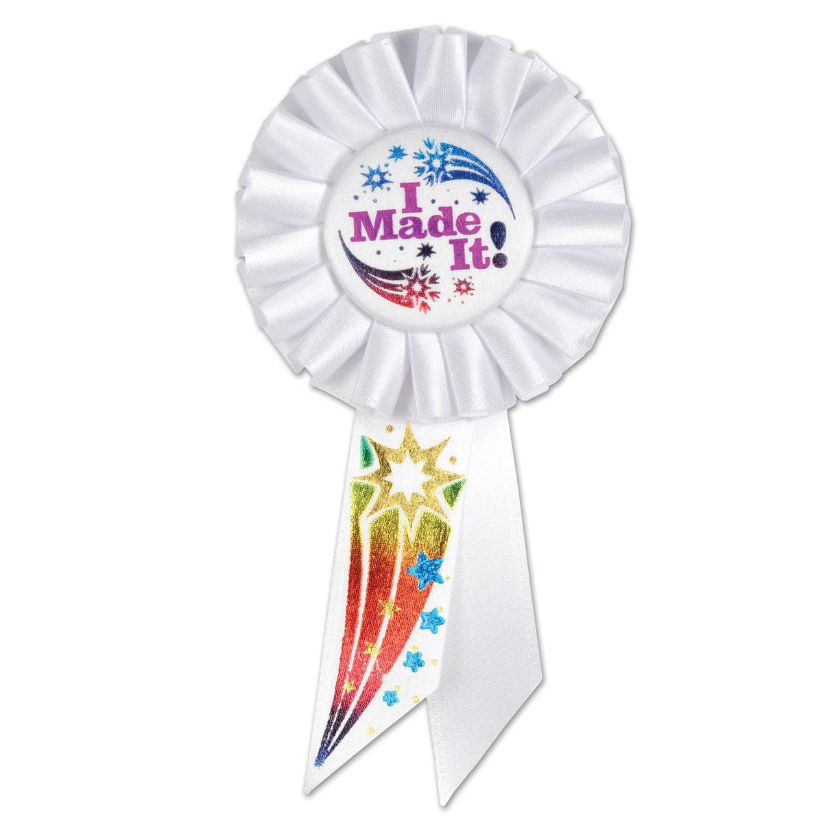 Bulk 6 Pack I Made It! Graduation Rosette | Beistle – PartyDecorations.com