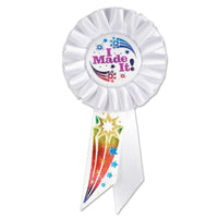 I Made It! Graduation Rosette - Bulk 6 Pack