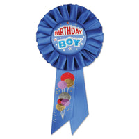 Birthday Boy Rosette - Bulk 6 Pack