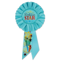 Birthday Star Rosette - Bulk 6 Pack