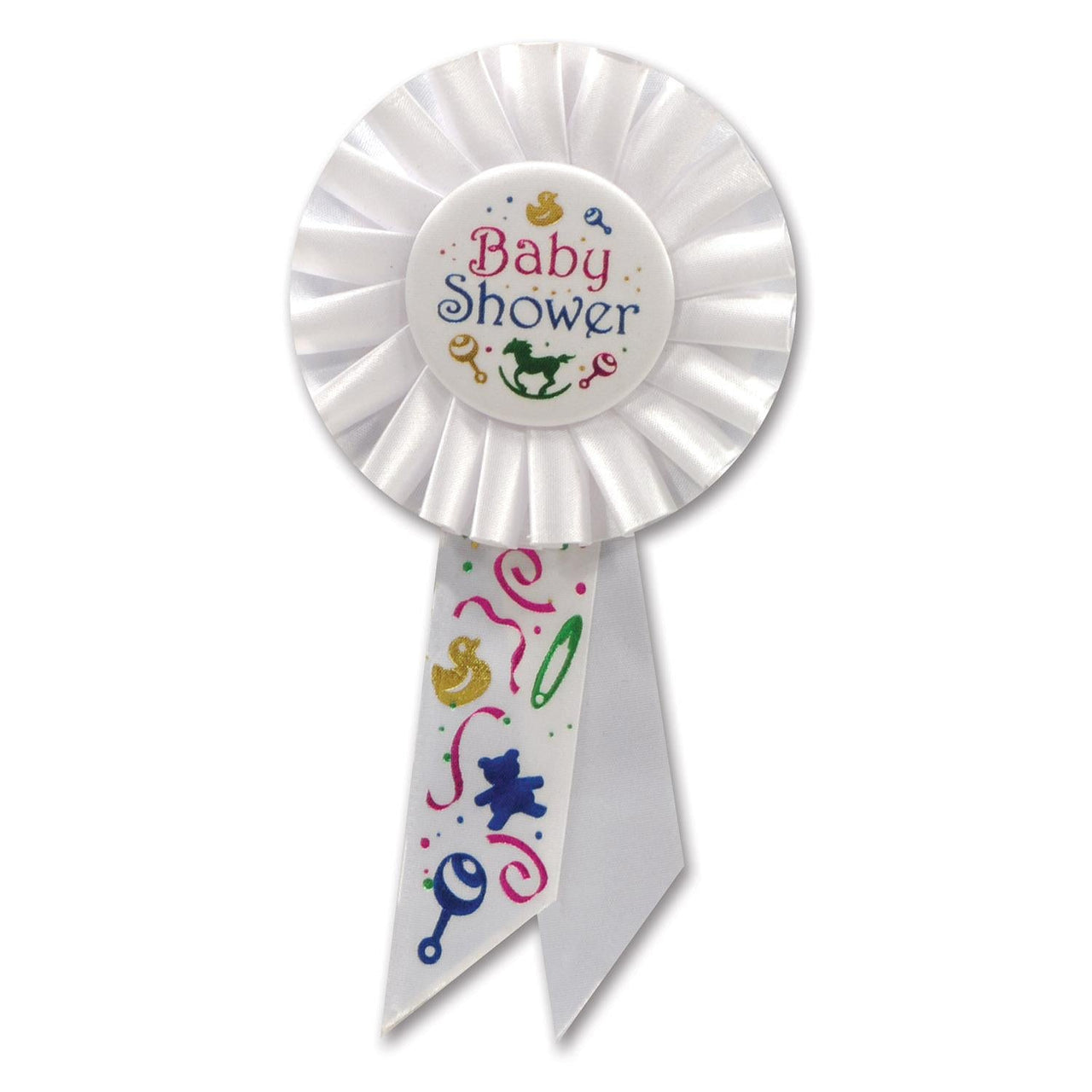 Baby Shower Rosette - Bulk 6 Pack