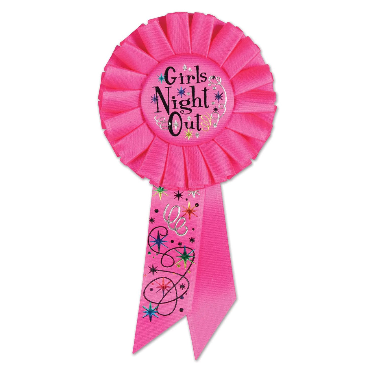 Bachelorette Party Girls' Night Out Rosette - Bulk 6 Pack