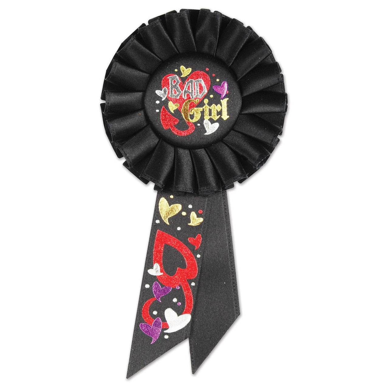 Bachelorette Party Bad Girl Rosette - Bulk 6 Pack