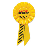 Caution Retired Rosette - Bulk 6 Pack