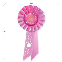 Beistle Birthday Princess Rosette (Case of 6)