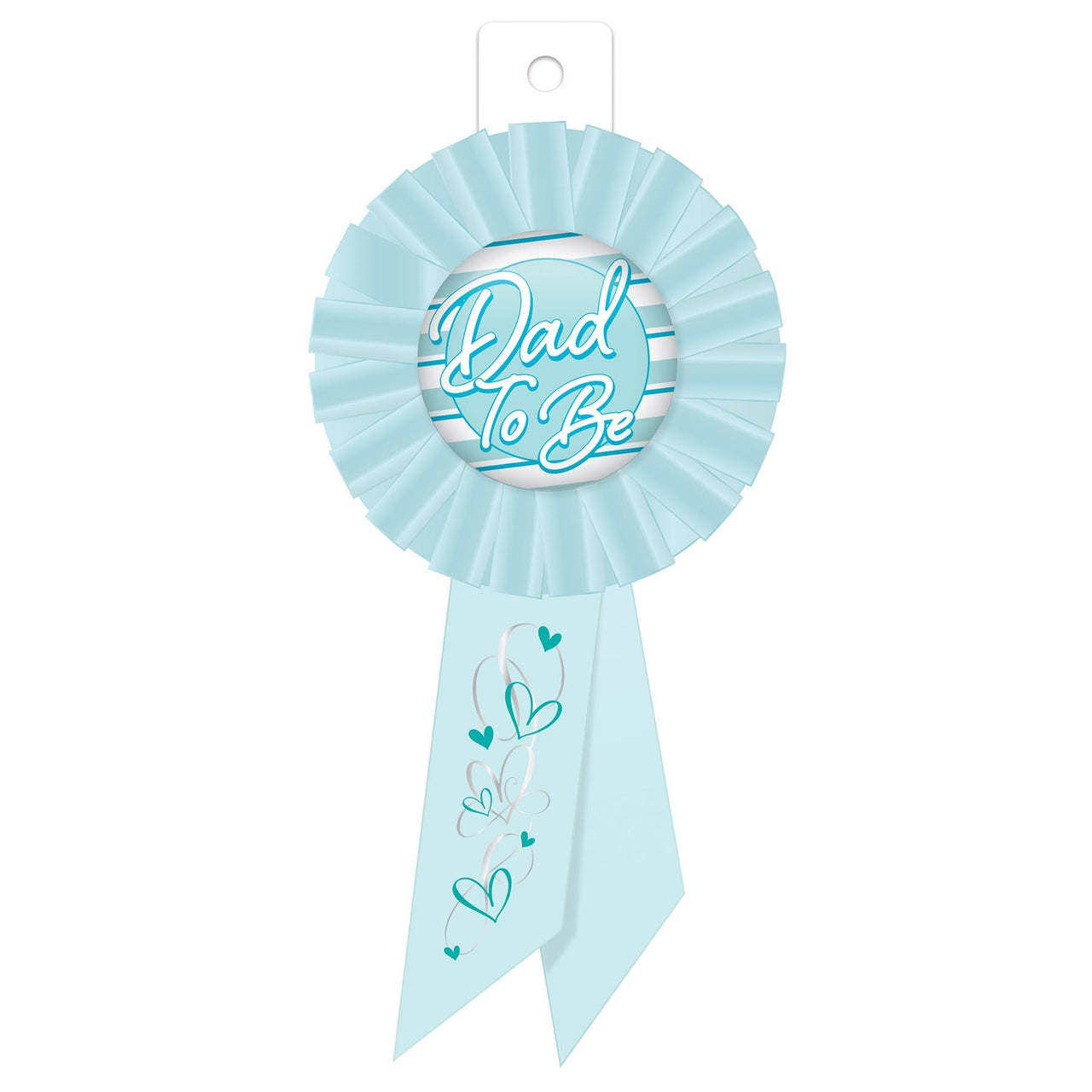 Beistle Dad To Be Rosette - blue (Case of 6)