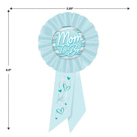 Beistle Mom To Be Rosette - blue (Case of 6)