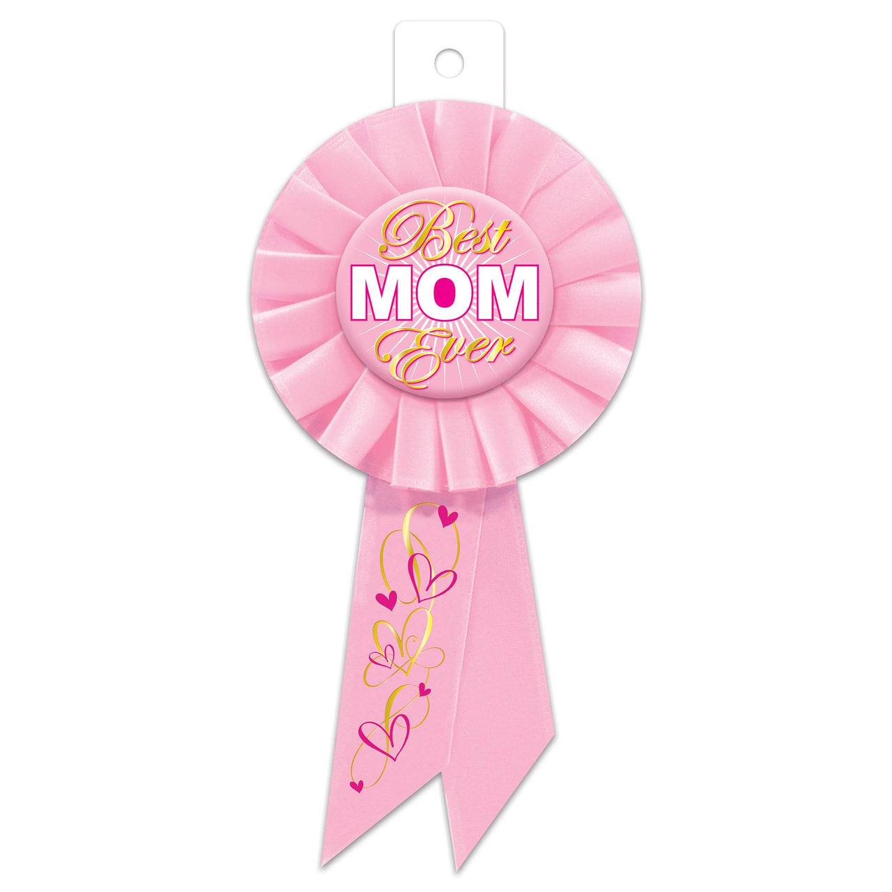 6 Pack Bulk Best Mom Ever Rosette Award Mother's Day Gift