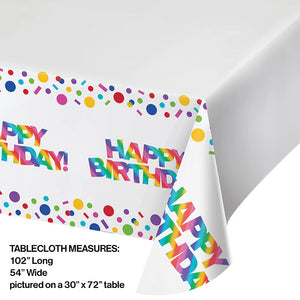 Rainbow Foil Birthday Party Kit for 8 (48 Total Items)