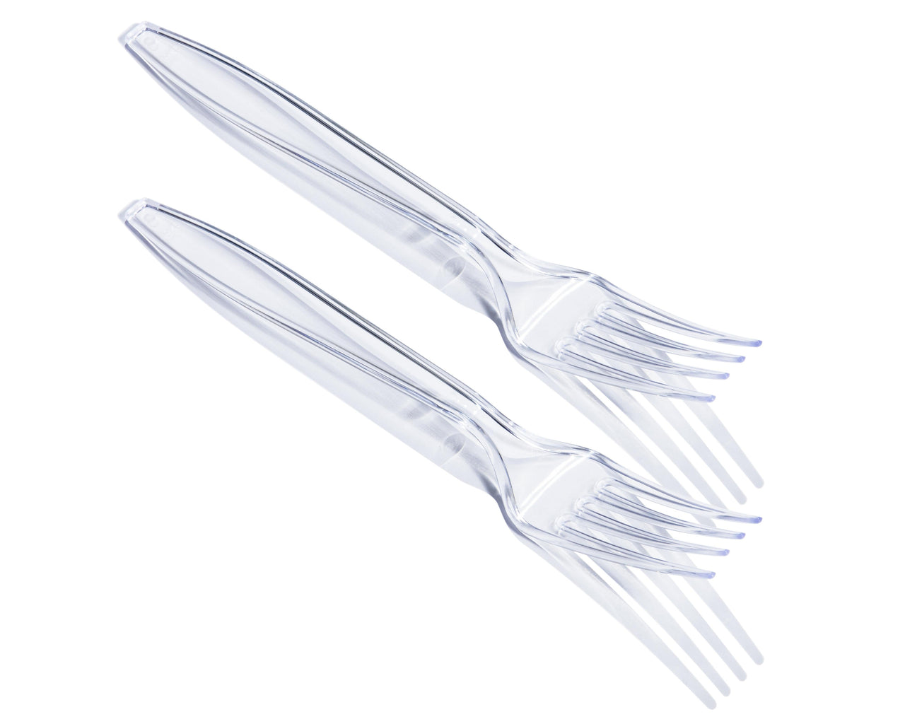 288ct Bulk Clear Forks Only