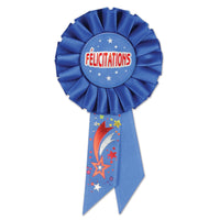 Felicitations Rosette - Bulk 6 Pack