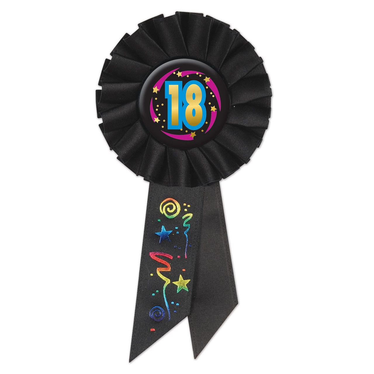18th Birthday Rosette - Bulk 6 Pack
