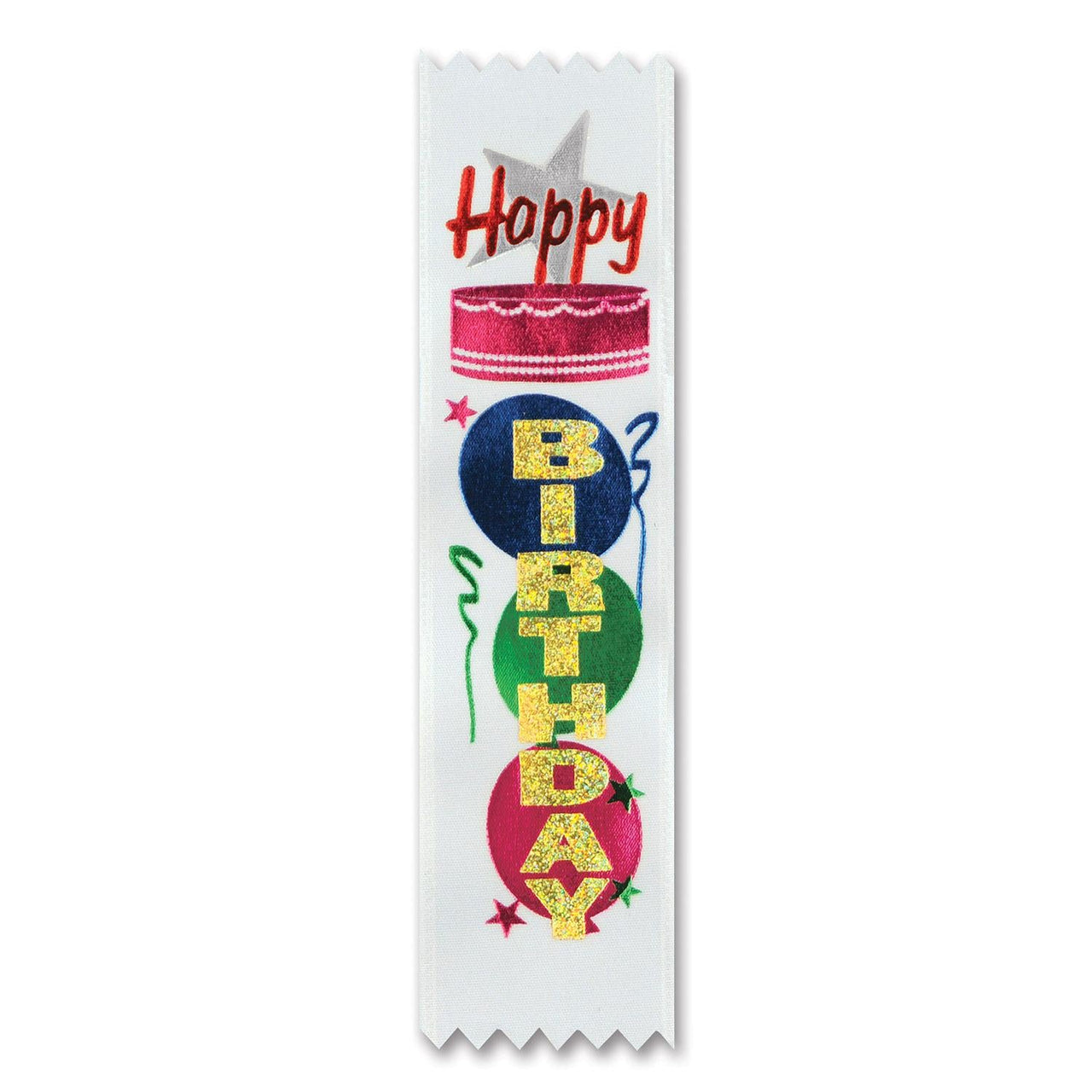 Happy Birthday Value Pack Ribbons - Bulk 30 Pack