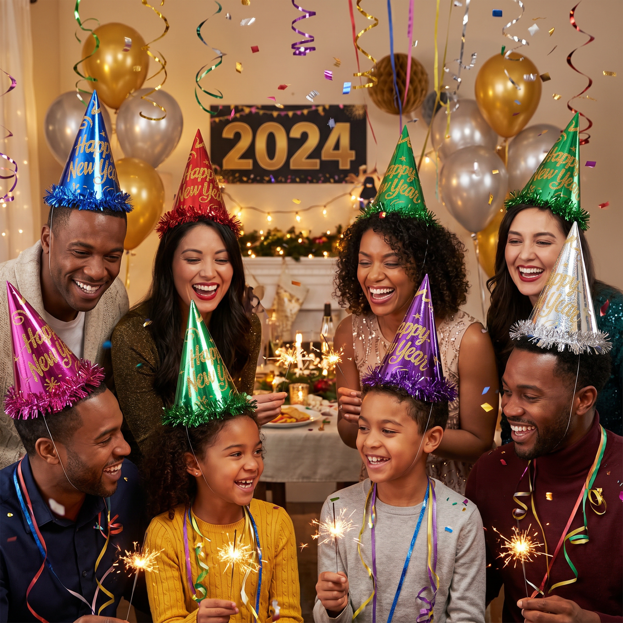 New Year's Eve Decor Party Hat - Style 2